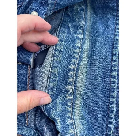 Vintage Wrangle size L pearl snap denim shirt. Western, See description - Picture 8 of 11